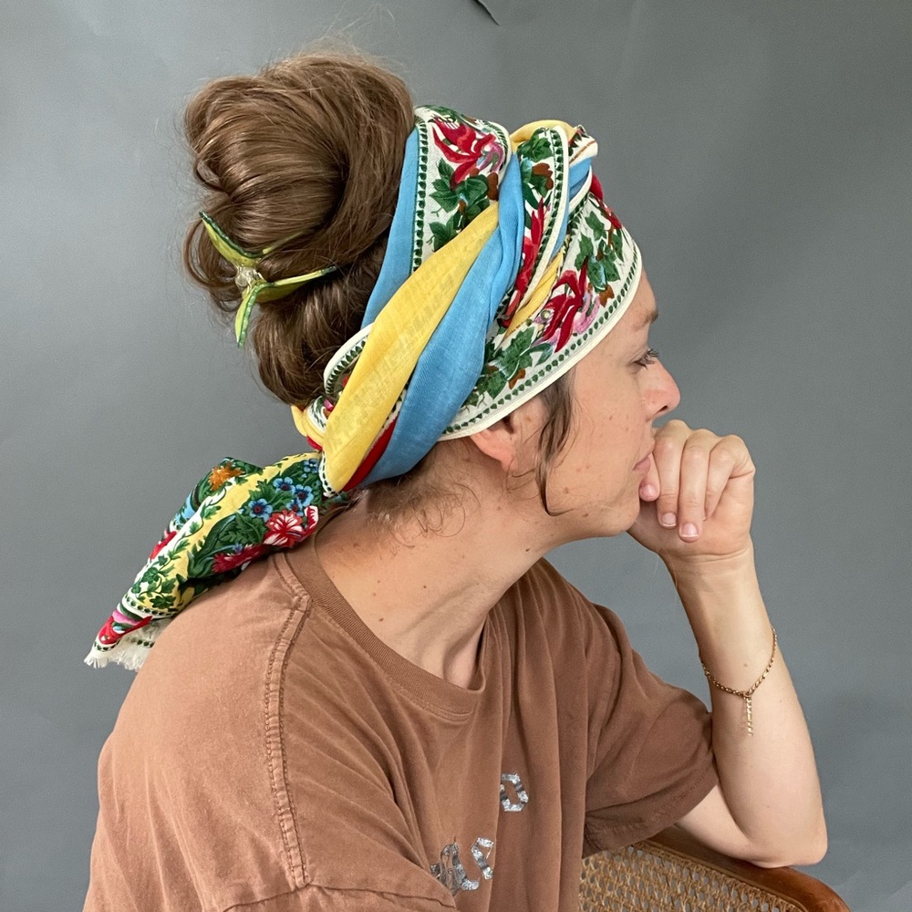 100% wool scarf / head-wrap made exclusively for the Metropolitan Museum of Art